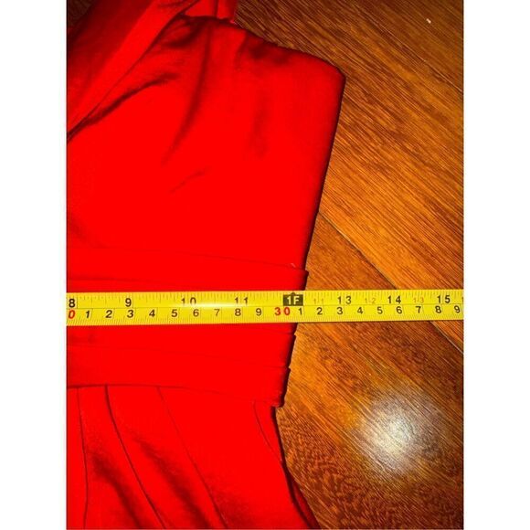 BCBGMAXAZRIA Barbara One Shoulder Gown in Red Sz 2 - Picture 11 of 12